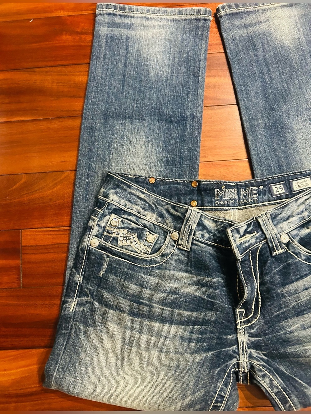 Miss Me Women’s Embellished Bootcut Jeans-Size 29 - Picture 5 of 9